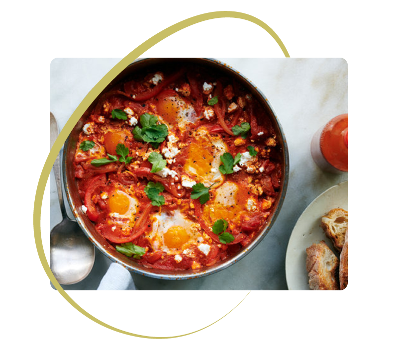 Easy Shakshuka with Feta